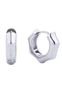 14K Dipped Huggie Hoop Brass Earring