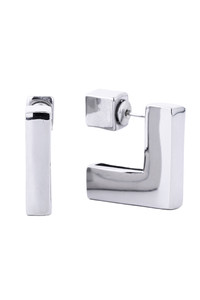 14K Gold/White Dipped Post Earring-SJE310200