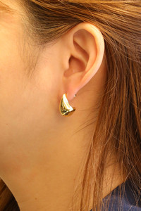 14K Raindrop Post Earrings-SJE310643