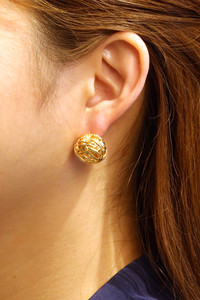14K Nest Post Earrings-SJE310621