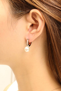 14K Bridemaids Pearl Drop Earrings-DJE310721