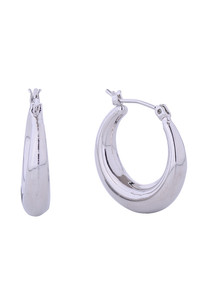 14K Daily Hoop Pincatch Earrings-SJE310728