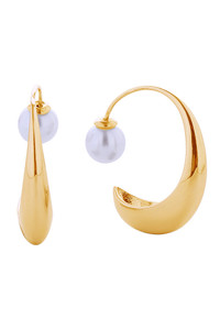 14K Large Prince Rubert Drop Pearl Earrings-SJE310786