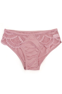 12pcs Solid Color with Lace Trim Panty-68836M (12pcs)