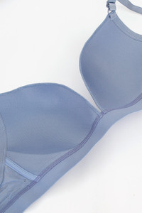 6pcs Lace Trim Wireless Solid Bra-6835 (6pcs)