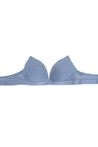 6pcs Lace Trim Wireless Solid Bra-6835 (6pcs)
