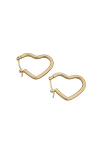 14K Gold/White Gold Dipped Heart Shape Pin Catch-SJE310358