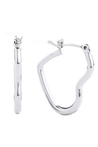 14K Gold/White Gold Dipped Heart Shape Pin Catch-SJE310358