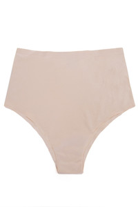 12pcs High Waist Laser Cut Solid Panty-H6246 (12pcs)