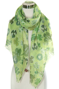 St Patrick Day Oblong Scarf