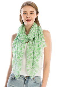St Patrick Day Oblong Scarf