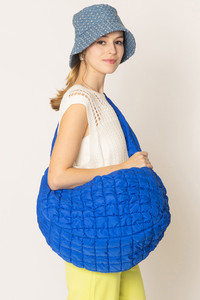 Large Quilted Solid Bag