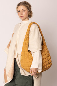 Large Quilted Solid Bag