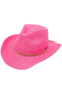 C.C Kids Suede String Band Sequin Cowboy Hat