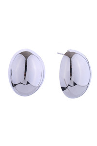14K Mirror Dome Post Earring