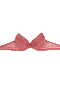 6pc Pattern Mixed Lace Trim Bra