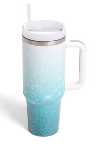 Gradient 40oz Tumbler with Handle Double Wall Stainless Steel
