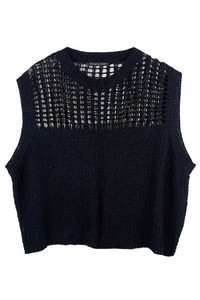 Chest Blocked Crochet Poncho