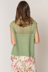 Chest Blocked Crochet Poncho