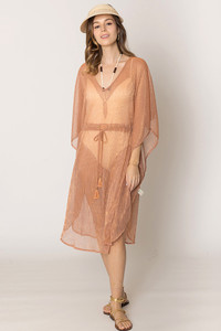 Lurex String Poncho