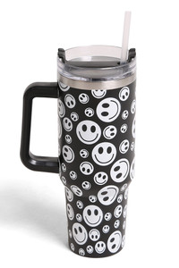 Happy Face 40oz Handle Tumbler