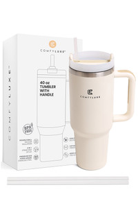 Solid Color 40oz Handle Tumbler