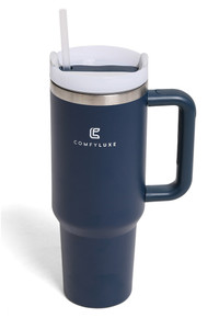 Solid Color 40oz Handle Tumbler