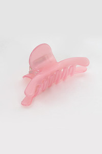 Crescent hair claw clip