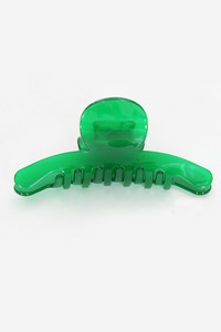 Crescent hair claw clip