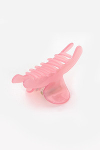 Crescent hair claw clip