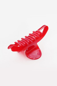 Crescent hair claw clip