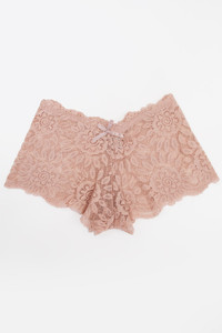 Floral Lace Solid Girl Boxer Panty Boy Short