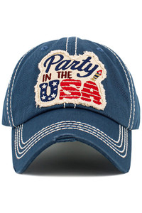 PARTY IN THE USA Vintage Baseball Cap