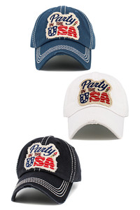 PARTY IN THE USA Vintage Baseball Cap