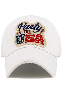 PARTY IN THE USA Vintage Baseball Cap