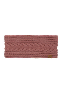 C.C Cable Knit Lining Headwrap Winter Headband
