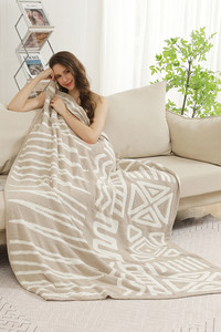 Geo-Trib Pattern Reversible Throw Winter Blanket