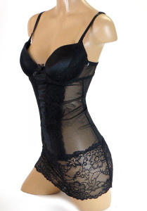 Lingerie-NW1361 Black (8pc)