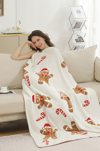 Christmas Holiday Theme Throw Winter Blanket