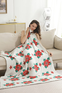 Christmas Holiday Theme Throw Winter Blanket