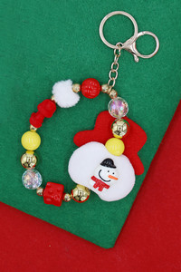Christmas Charm Holiday Theme Key Chain for Pendant Christmas Decor, Christmas Gift Charm.
