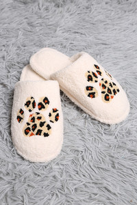 Animal Mama Theme Embroidered Winter Slippers