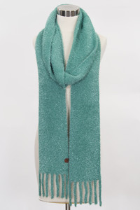 C.C Metallic Eyelash Solid Winter Scarf