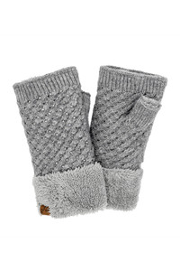 C.C Rhinestone Fingerless Glove