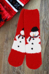 12pairs Christmas Holiday Fuzzy Socks Set