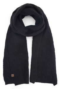C.C Chain Link Knitted Oblong Winter Scarf
