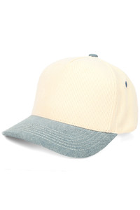 C.C Two Tone Corduroy Trucker Cap