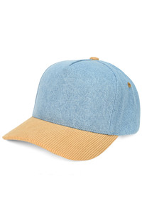 C.C Two Tone Corduroy Trucker Cap