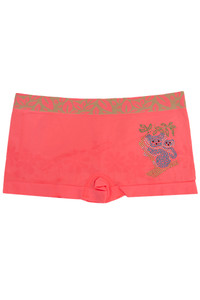 Girls Rhinestone Koala Seamless Boy Shorts Panty 