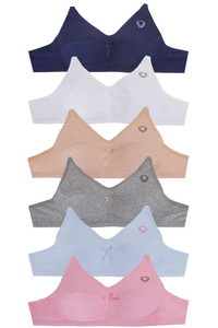 Solid Soft Padding A Cup Bra